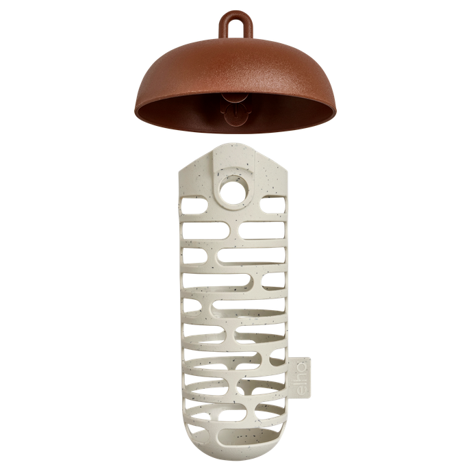 organic suet ball feeder 12cm chestnut brown